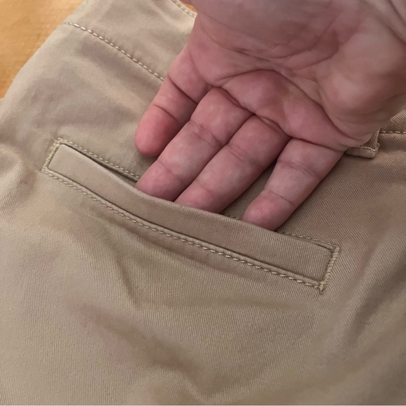 LOFT PETITE CHINO PANTS 12P KHAKI - Picture 6 of 12